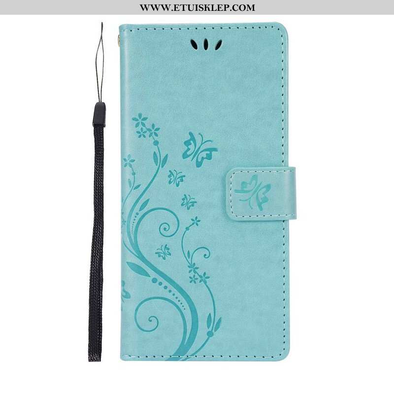 Etui Folio do Samsung Galaxy S21 5G Motyle Na Wietrze